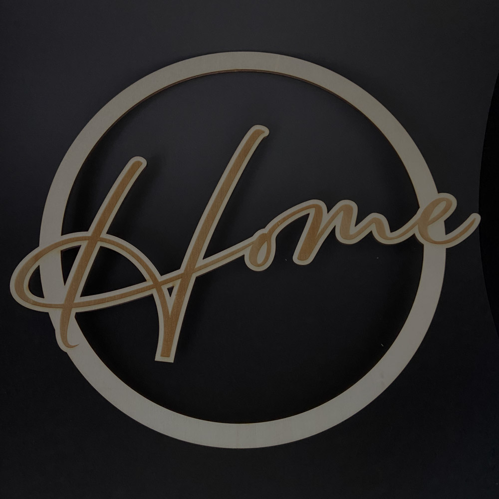 Individuelle Dekoration mit Lasergravur